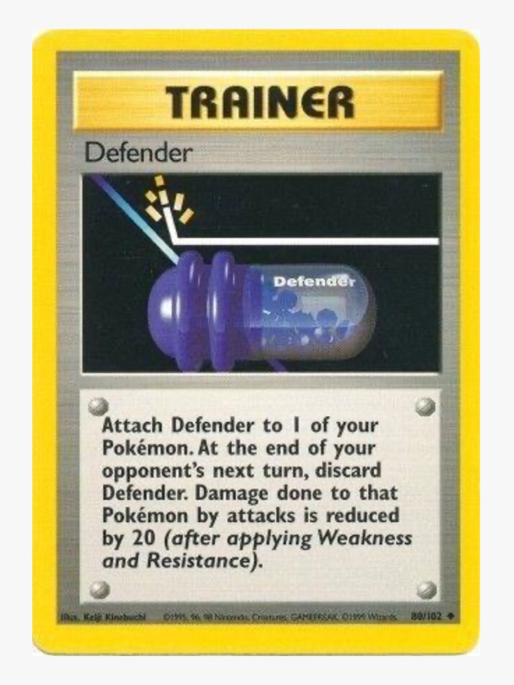 Defender Base Set Pokemon Trading Card